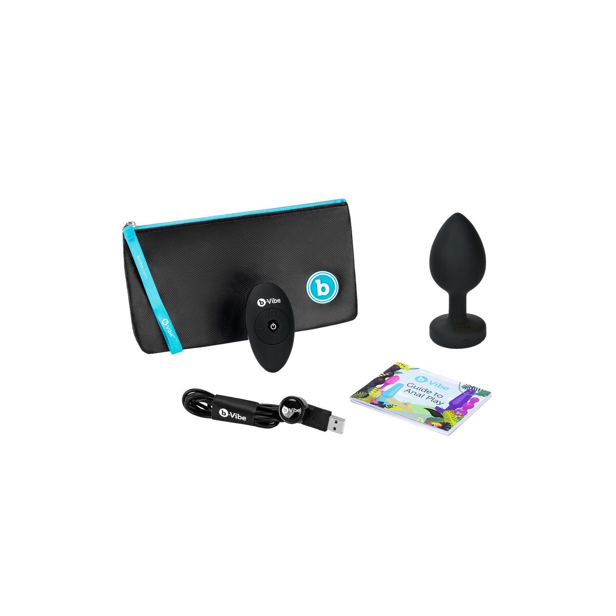 Anālais Vibrators B-Vibe Vibrating Jewel Melns XXL